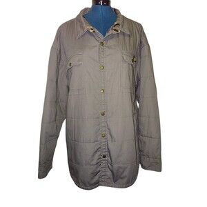 Dickies Chore Jacket Shacket Mens Size 3X Olive Green Quilted Lining Barn Coat